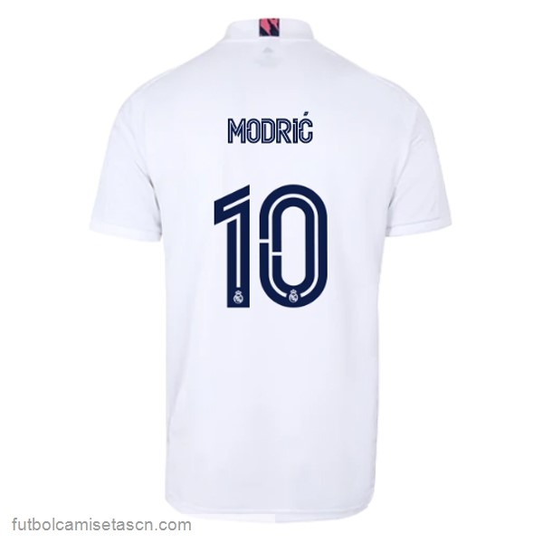 Camiseta Real Madrid 1ª NO.10 Modric 2020/21 Blanco